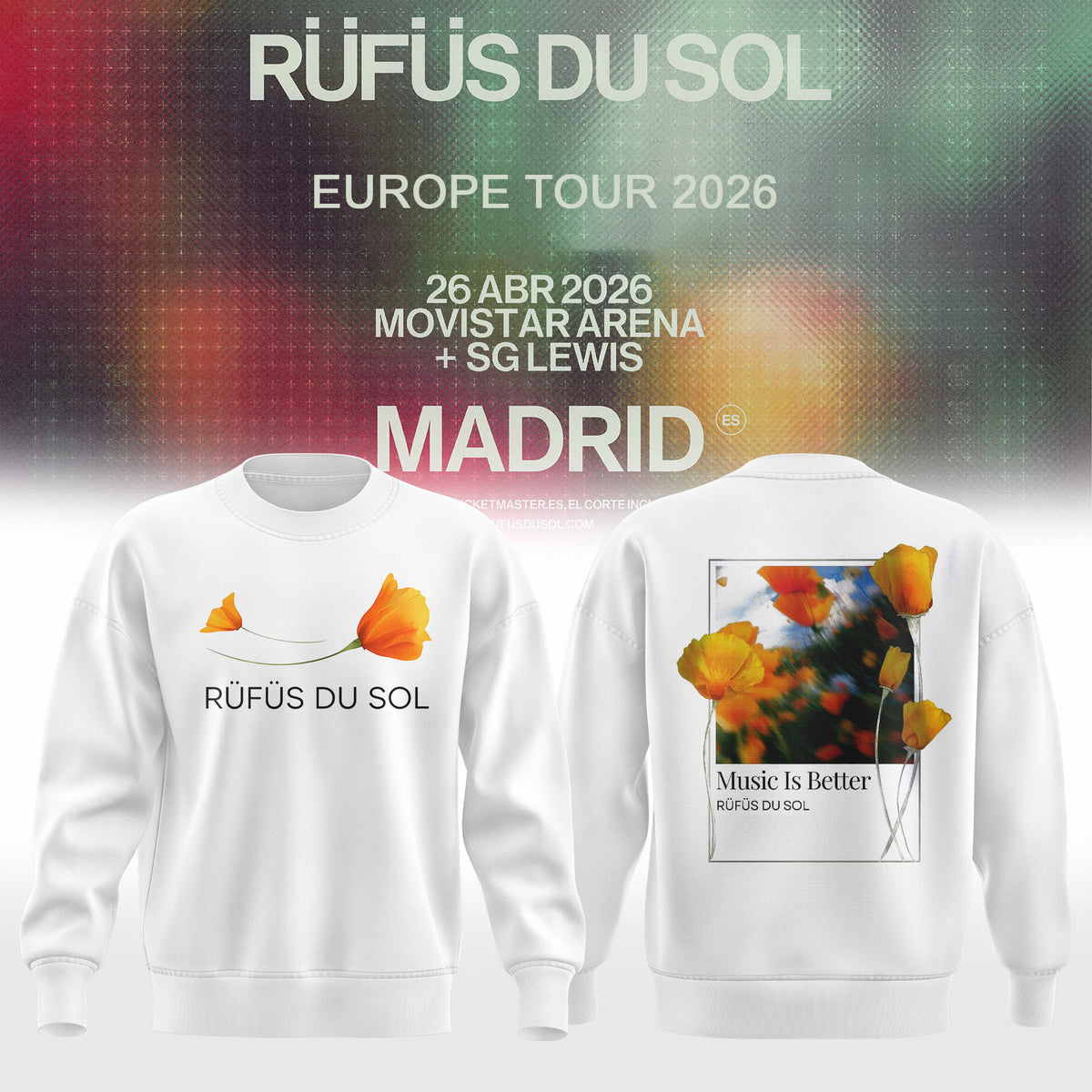 RÜFÜS DU SOL 2026 Tour Merchandise