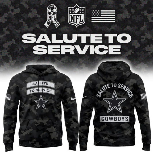 Limited Edition Dallas Cowboys Salute To Service “Made With Purpose” Hoodie
