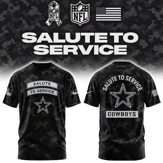 Limited Edition Dallas Cowboys Salute To Service “Made With Purpose” T-shirt