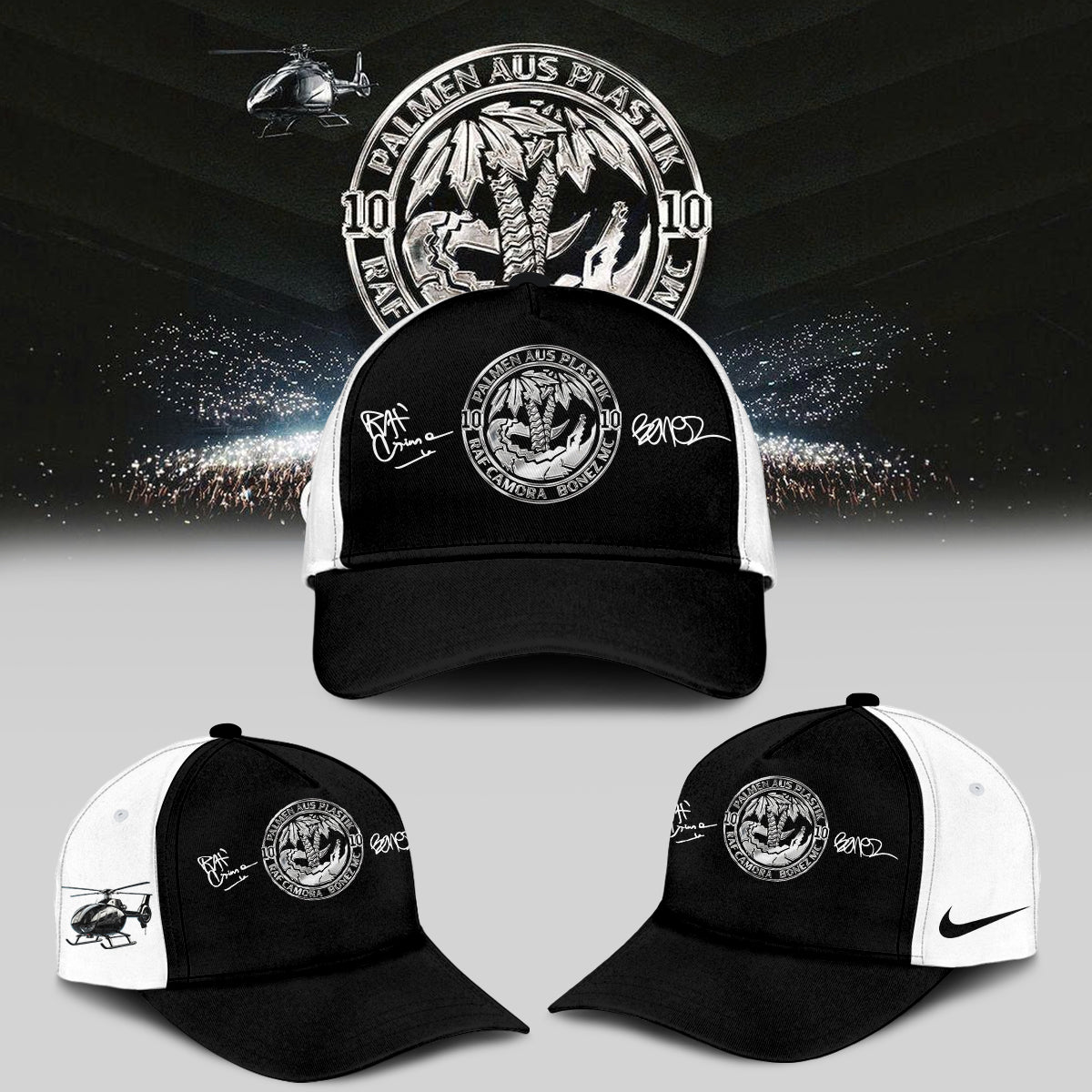 __RAF Camora & Bonez MC “10 Jahre Palmen aus Plastik Tour” . Limited Edition Signature Polo