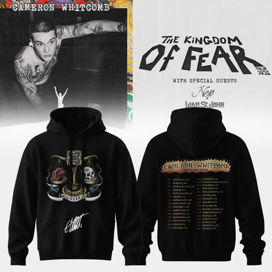 Cameron Whitcomb Kingdom of Fear Tour Hoodie