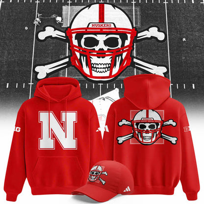 Nebraska Huskers x Day ☠️ Day Hoodie 2026