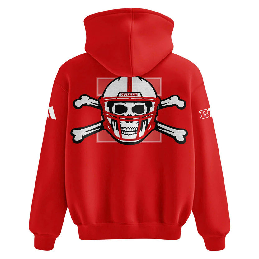 Nebraska Huskers x Day ☠️ Day Hoodie 2026