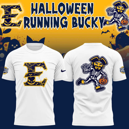 ETSU Football x Halloween Running Bucky T-Shirt 2026