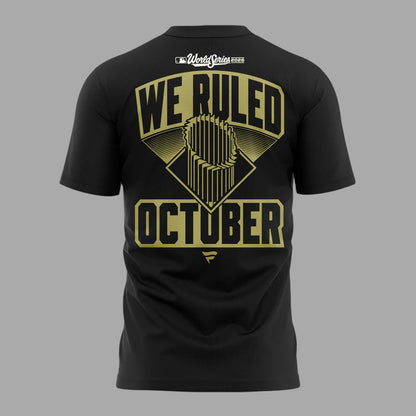01. Milwaukee Brewers Baseball World Series Champions MLB 2026 - Won Our Way We Ruled October T-Shirt