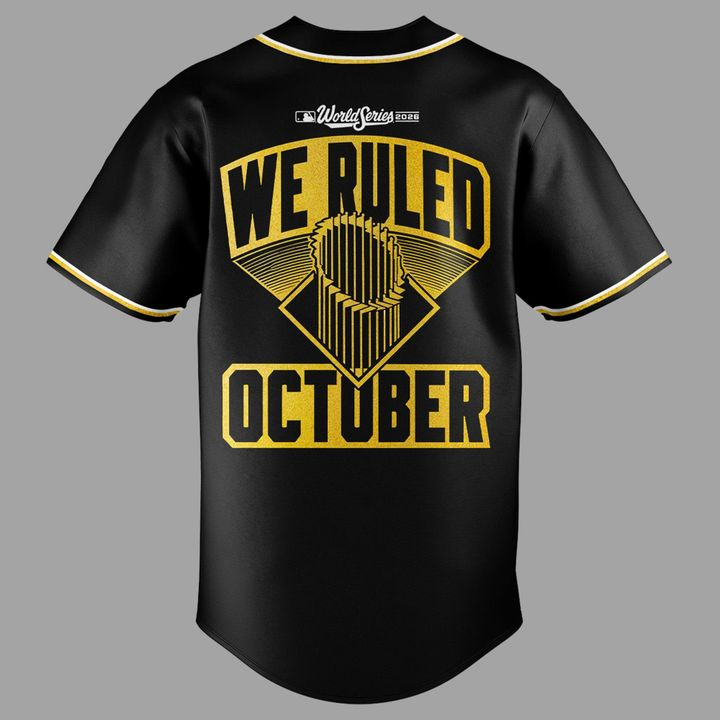 01. Special Jersey Champions Milwaukee Brewers World Series 2026 We Ruled Octorber Baseball Jersey