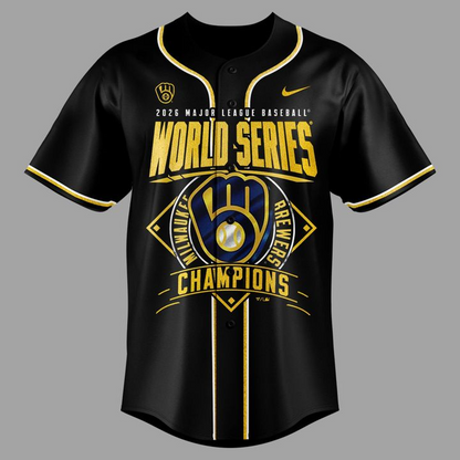 01. Special Jersey Champions Milwaukee Brewers World Series 2026 We Ruled Octorber Baseball Jersey