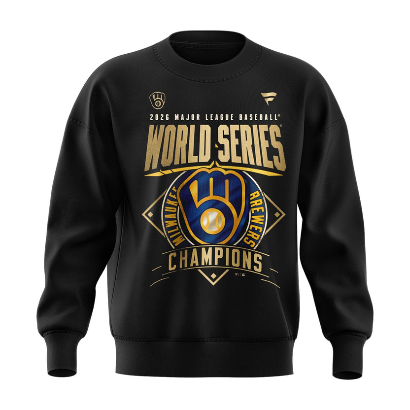 Official Black Milwaukee Brewers 2026 World Series Champions Sweater