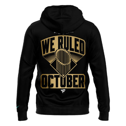 Official Black Milwaukee Brewers 2026 World Series Champions Zip Hoodie