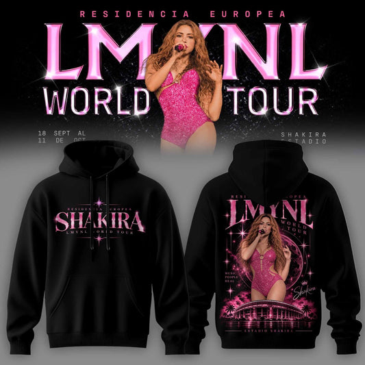 SHKR Residencia Europea World Tour Premium Graphic Hoodie 3D AOP V4