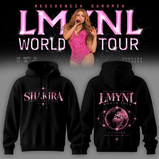 SHKR Residencia Europea World Tour Premium Graphic Hoodie 3D AOP V6