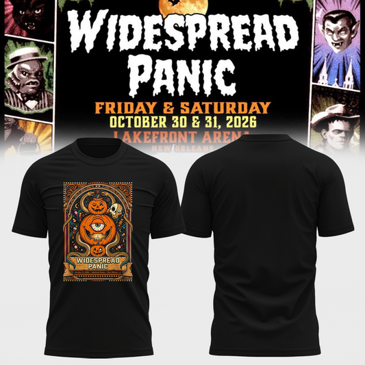 🚗 Widespread Panic Vintage Horror Tee